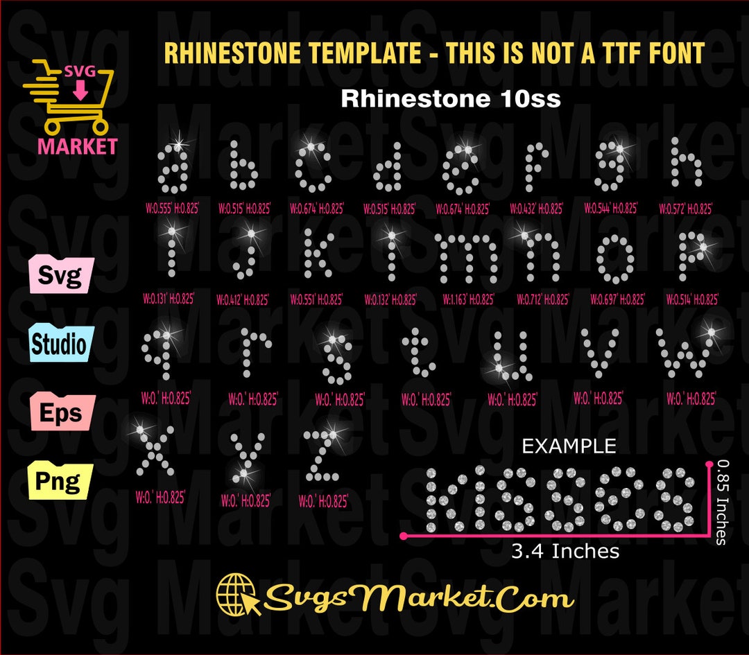 Letter Ms Rhinestone Lowercase Letters Rhinestone Template Svg,basic Font Rhinestone Svg for ...