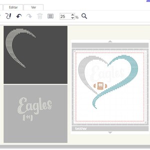 Instant Download Rhinestone Template Football, Eagles Rhinestone Svg ...
