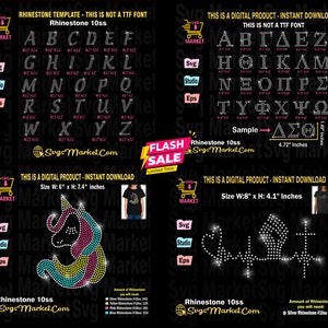 Mega Bundle Rhinestone Template Svg, Bundle Rhinestone Ss10 Svg for ...