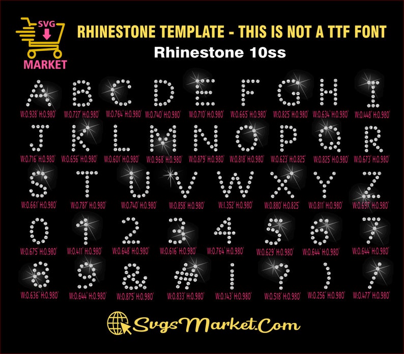 Letter Ms Rhinestone Alphabet Letters Rhinestone Template Svg Font Rhinestone Svg - Etsy