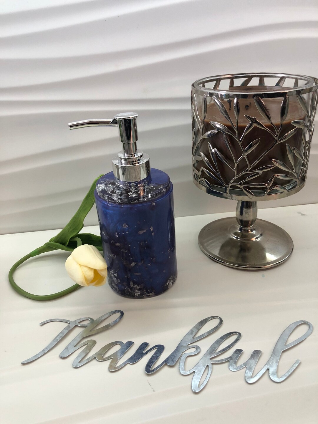 Soap Dispenser With Pump Custom Resin Hand Soap Bottle for Bathroom ...