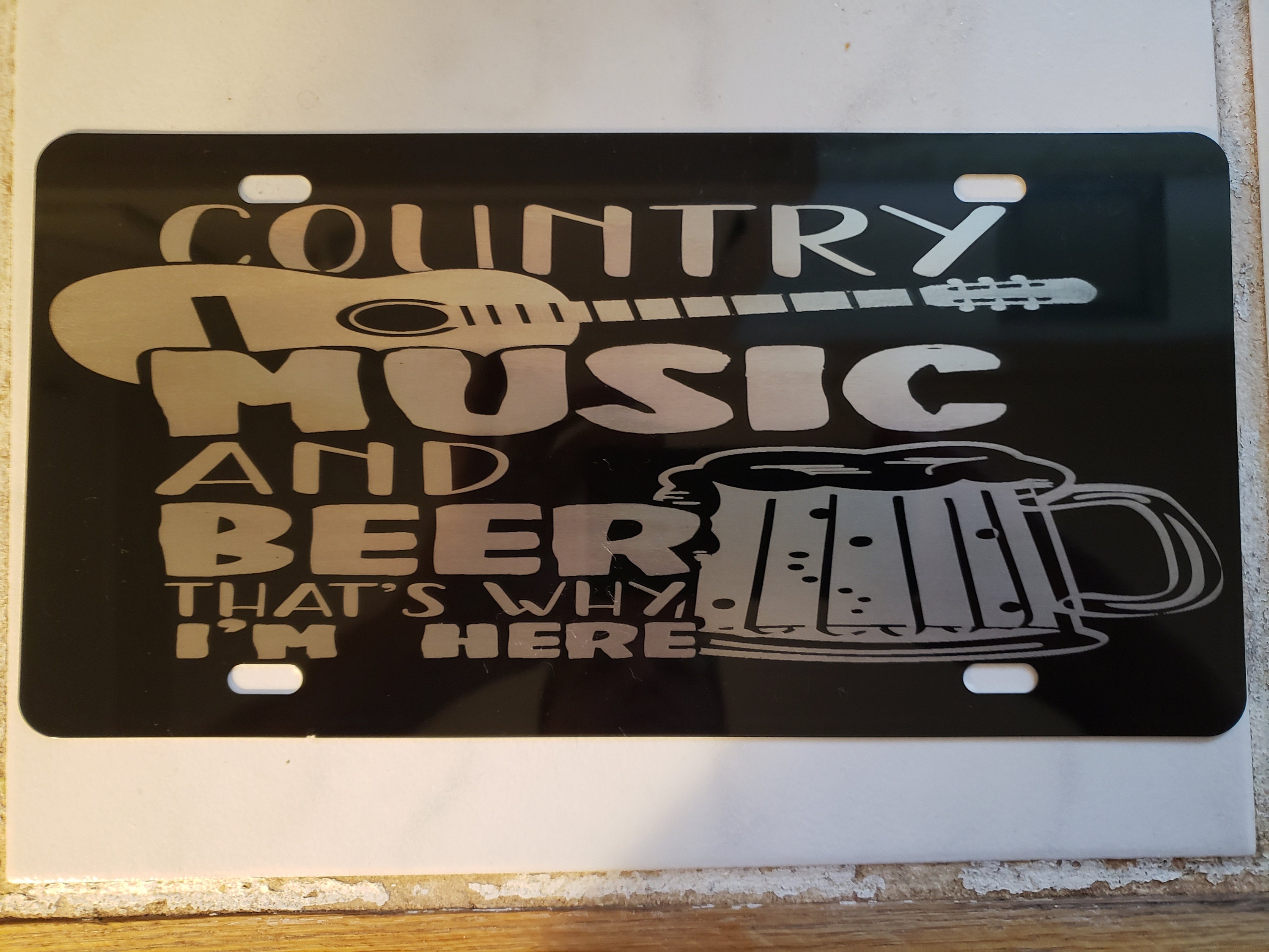 Custom Logo License Plate Your Logo Image We Engrave It Etsy