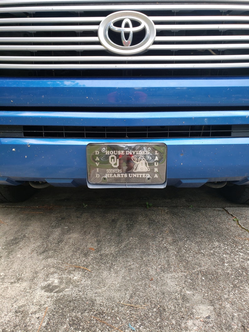 Custom Logo License Plate Your Logo Image We Engrave It Etsy