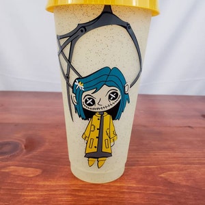 Button doll 24oz cold cup