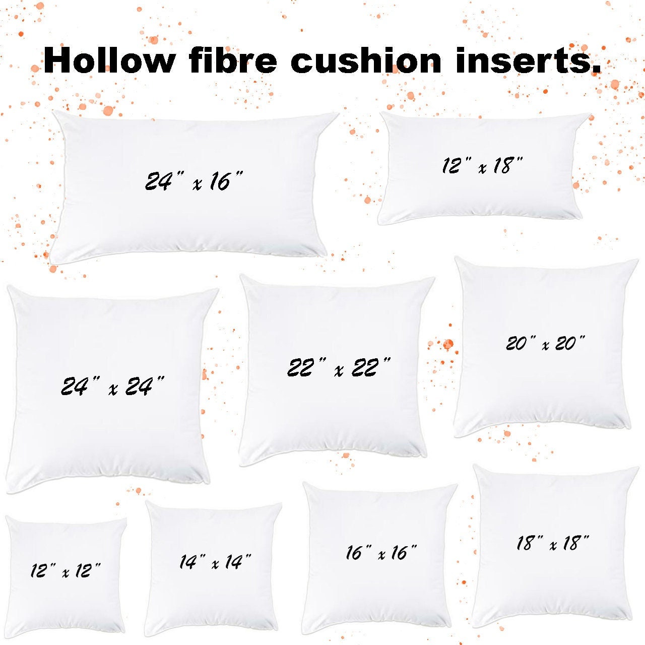 plump cushion inserts