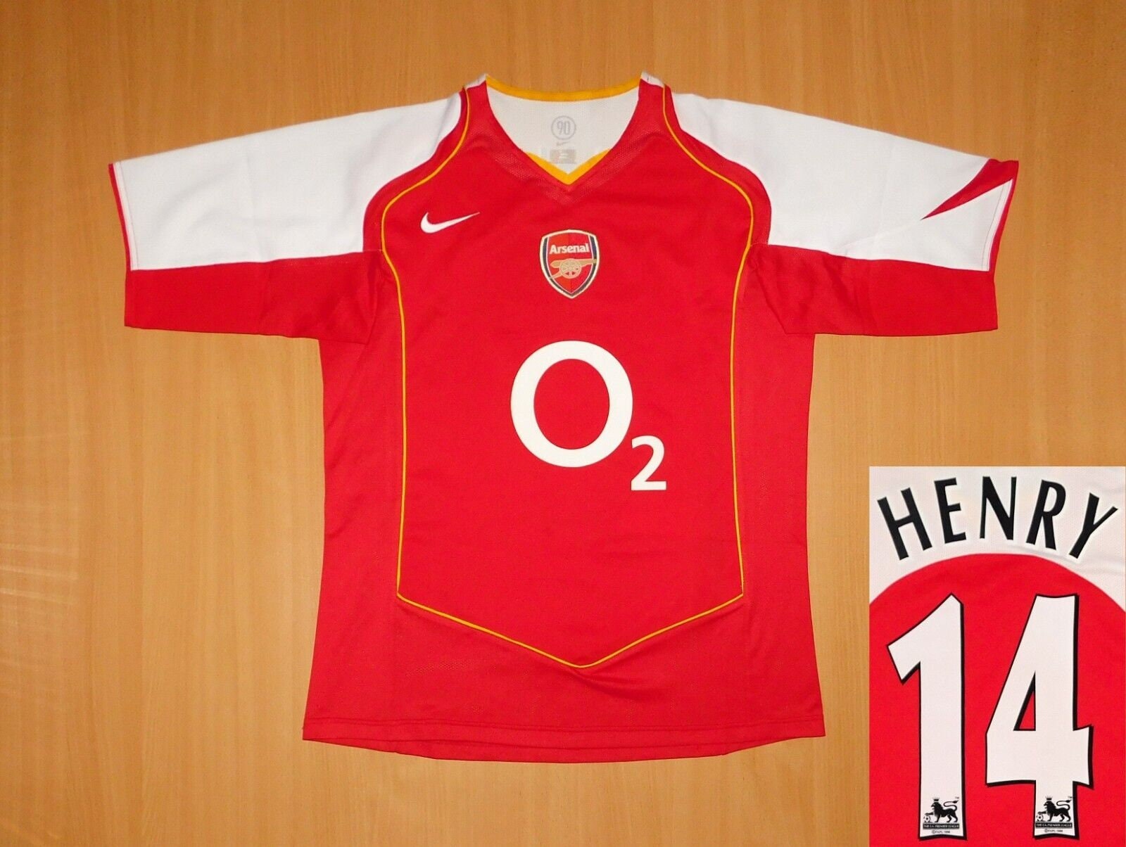 arsenal o2 jersey