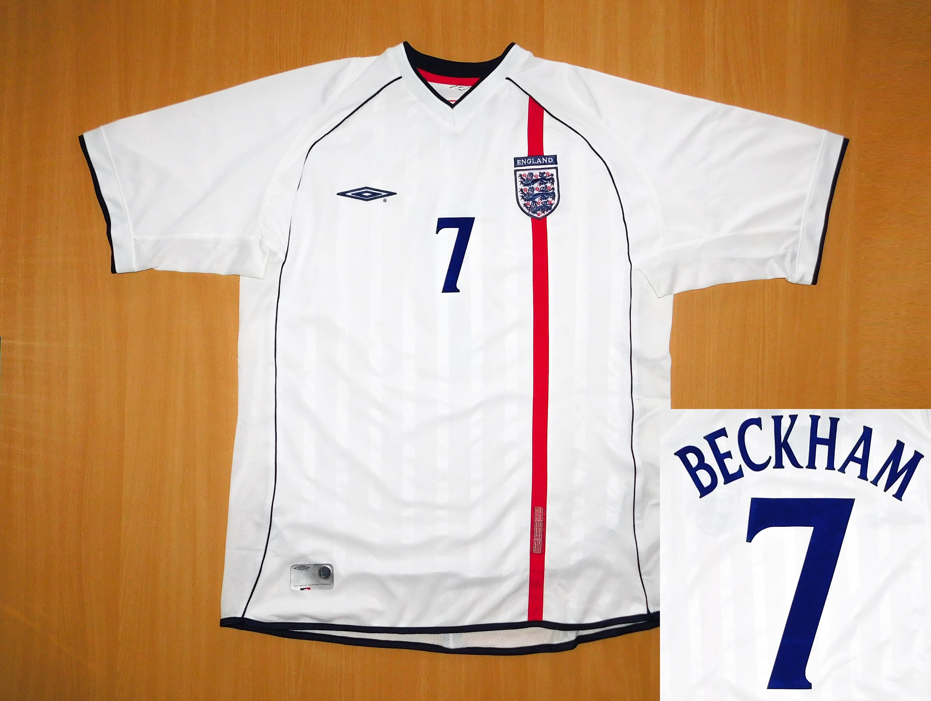 england 2002 world cup shirt