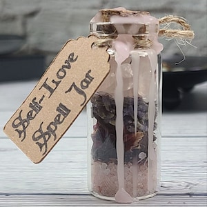 Witch Self-Love Spell Jar, Witchy, Love Spell Jar, Witch, Wicca
