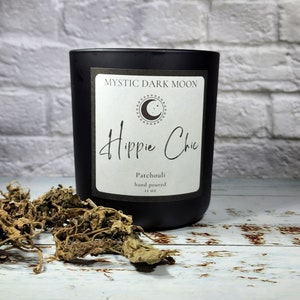 Patchouli | Hippie | Hippie Chic | Bougie de soja | Wicca | païen | Sorcière