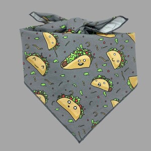 Happy Tacos Tie On Dog Bandana, Food Dog Bandana, Cinco De Mayo Dog Bandana, Taco Tuesday Dog Bandana,