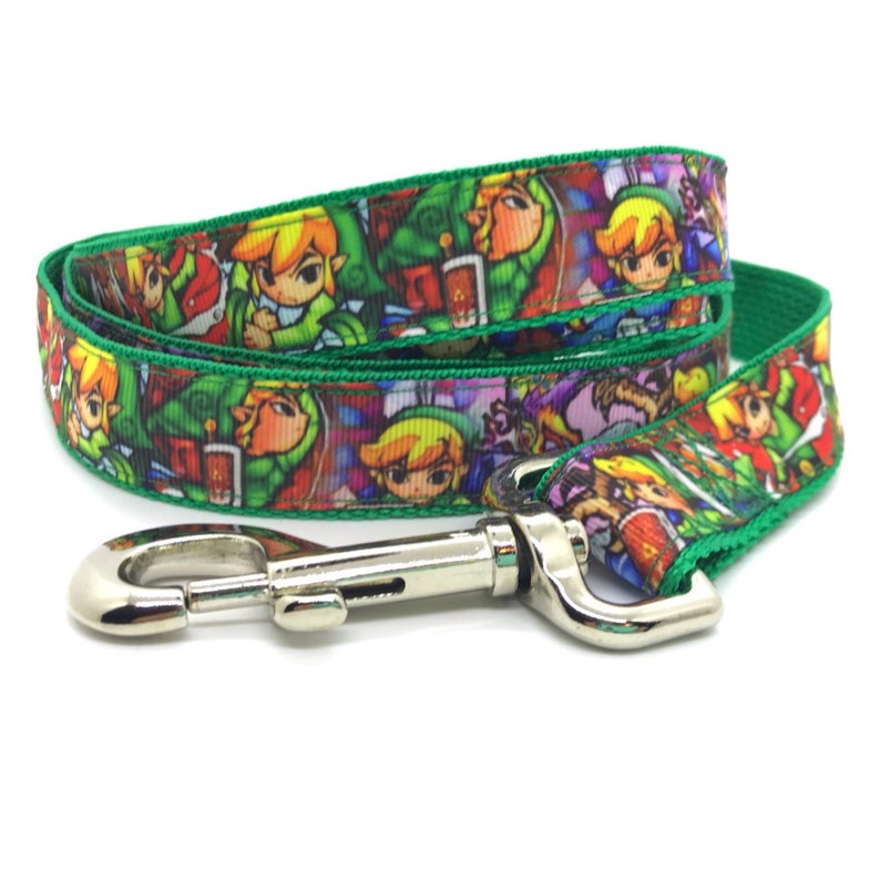 Video Game Dog Leash Retro Gamer Dog Leash Quest Dog Leash image 1