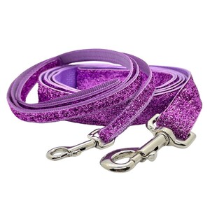 Bubblegum Shimmer Dog Leash, Pink Glitter Dog Leash, Sparkle Dog Leash, Disco Dog Leash