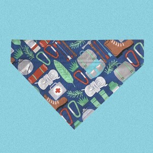 The Ascent Over The Collar Dog Bandana, Camping Dog Bandana, Hiking Dog Bandana, Outdoors Dog Bandana, Climbing Dog Bandana