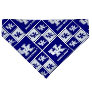University Of Kentucky Over The Collar Dog Bandana, Wildcats Dog Bandana, NCAA dog Bandana, March Madness