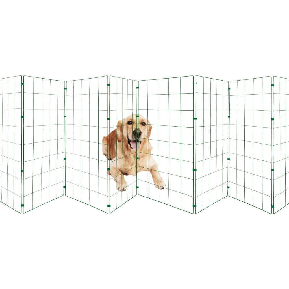 1m High Foldable Dog Fencing - 100mm X 125mm Mesh Size - Etsy UK