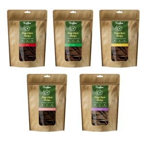 100% Natural Dog Chews - 250g Bumper Packs