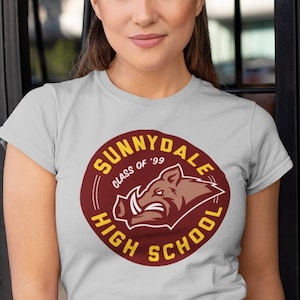 Buffy Vampire Slayer Shirt, Sunnydale High School Shirt, Buffy Vampire Slayer Merch, Mascot, School Logo, Buffy Tee, Tv Show, Buffy Fan Tees