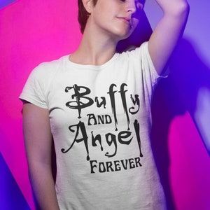 Buffy Vampire Slayer Shirt, Buffy and Angel Forever Shirt, Buffy Vampire Slayer Merch, Mascot, Buffy Tee, Tv Show, Buffy Fan Unisex Shirt