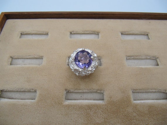 Bague En Argent Sterling Avec Améthyste 0,90 Carats - Taille 6,5 - Style Solitaire Violet | Bijou Améthyste Argent