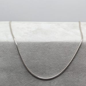 Italy Sterling Silver 925 Snake Chain Necklace