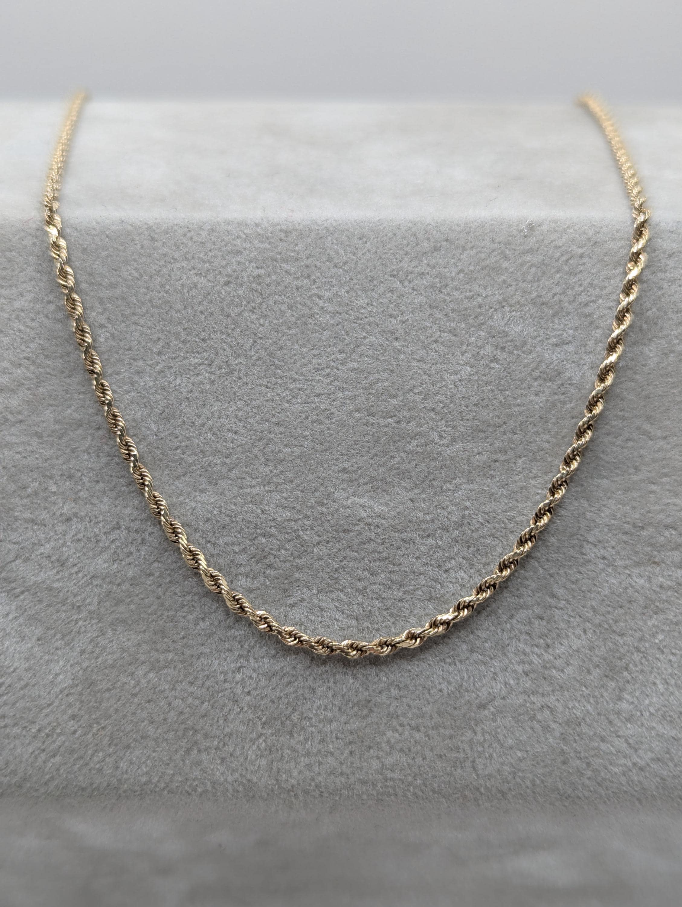 Michael Anthony 14k Yellow Gold 585 Twisted Rope Chain - Etsy