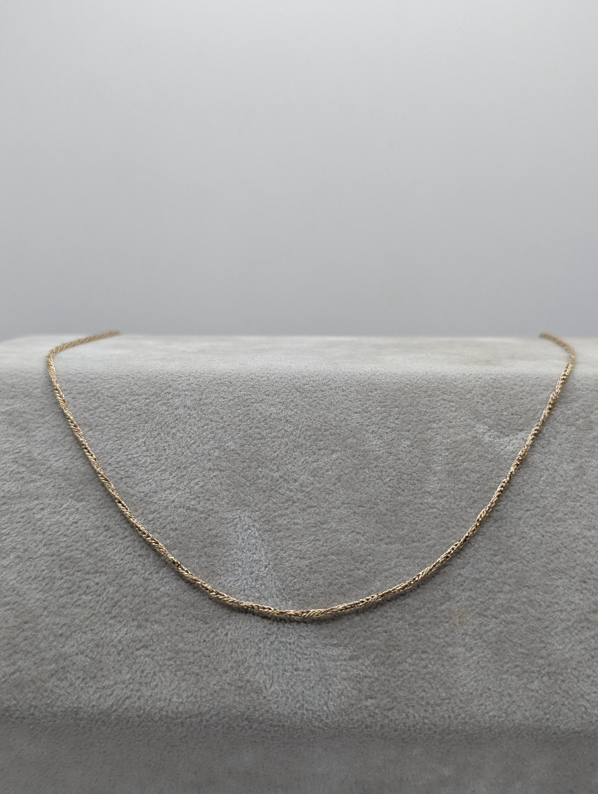 アクセサリー Italy vintage twist chain 2way necklace Italy 14k Yellow Gold 585 Twisted Chain Necklace - Etsy