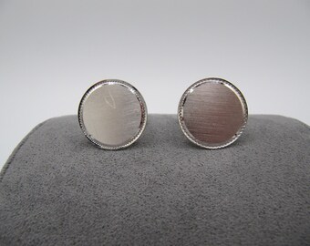 Boutons De Manchette (cufflinks) En Argent Sterling Vintage - Marque LAMODE - Bon état