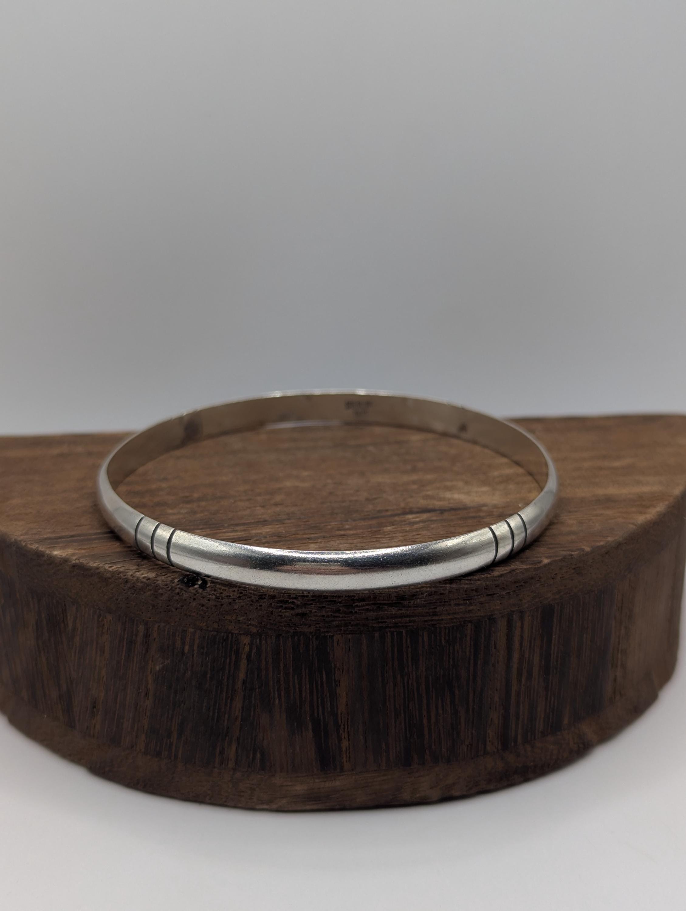 TAHE Navajo Sterling Silver 925 Bangle Bracelet - Etsy