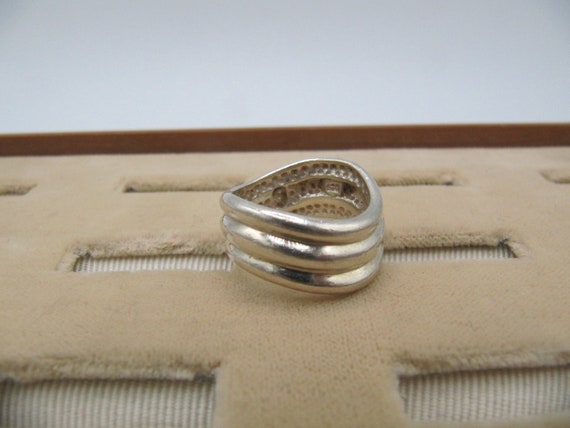 Sterling Silver 925 Ring Band Size 6 - image 3