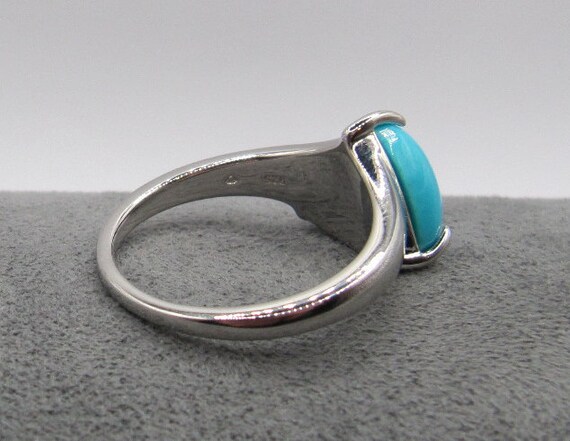 Designer Sterling Silver Turquoise ring - image 7