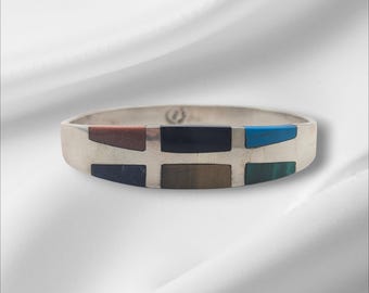 TAHE Navajo Sterling Silver 925 Bangle Bracelet - Etsy