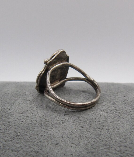 Vintage Silver Amethyst ring - image 6
