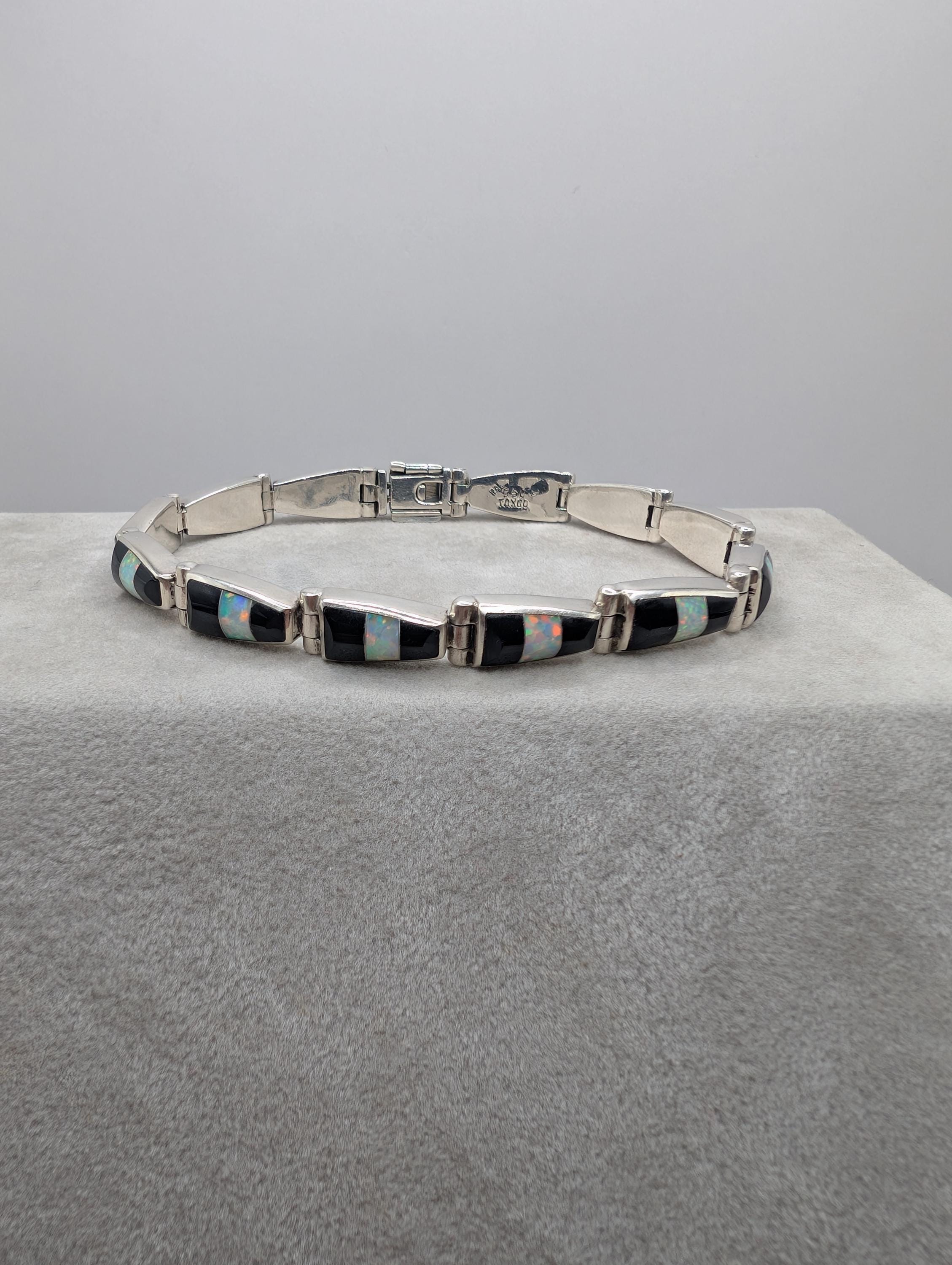 Taxco Inlay Bracelet - Etsy