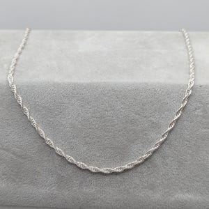 Milor Italy sterlingzilveren 925-ketting met gedraaid touw