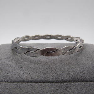 ヴィンテージ！ Sterling Silver Twisted バングル Amazon | ヴィンテージカフハンドメイドオープンバングル925