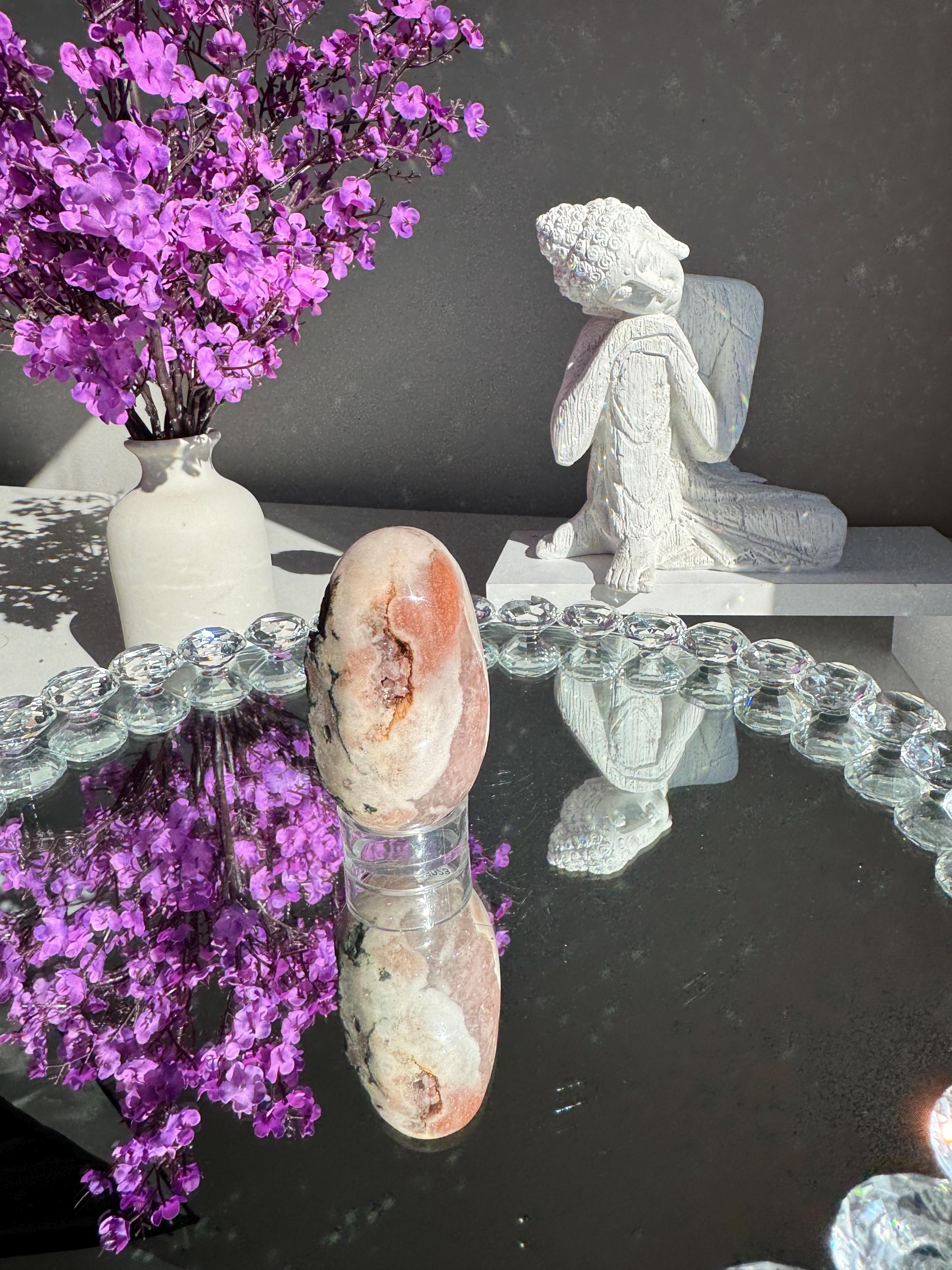 ドゥルージーピンクアメジストエッグ3023ジオードエッグ - Etsy 日本