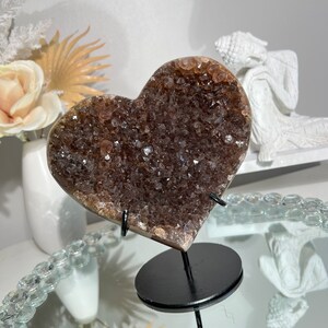 Druzy Agate heart - Healing Crystals 2403
