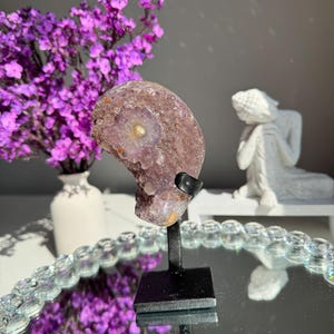 Sugar rainbow Amethyst geode 2978 Healing crystals
