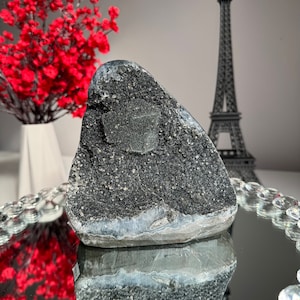 black amethyst cut base healing crystals black amethyst cathedral 2683