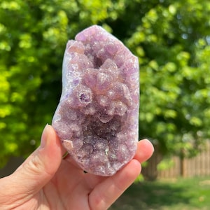 Sugar druzy rainbow amethyst - healing crystals 2226