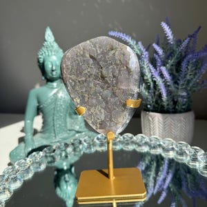 Rare Green sugar Amethyst cluster 2986 Healing crystals