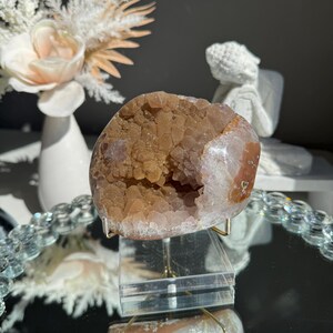 Sugar rainbow Amethyst geode 2981 Healing crystals
