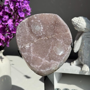 Pink rainbow Amethyst geode 1922 Healing crystals