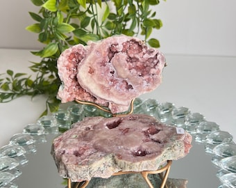 ピンクアメジストの月とアメジスト 3018 - Etsy 日本