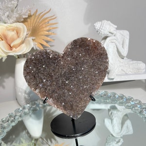 Druzy Agate heart - Healing Crystals 2403