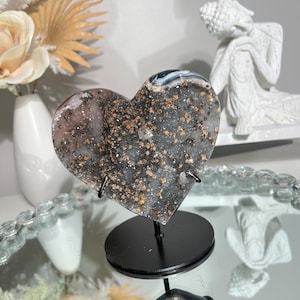 Druzy Agate heart - Healing Crystals 2404