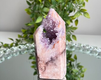 レッド ドゥルージー ピンク アメジスト タワー 3085 - Etsy 日本