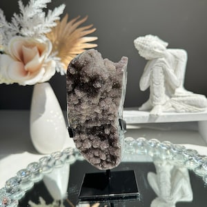 Rainbow Amethyst geode Healing crystals 2763