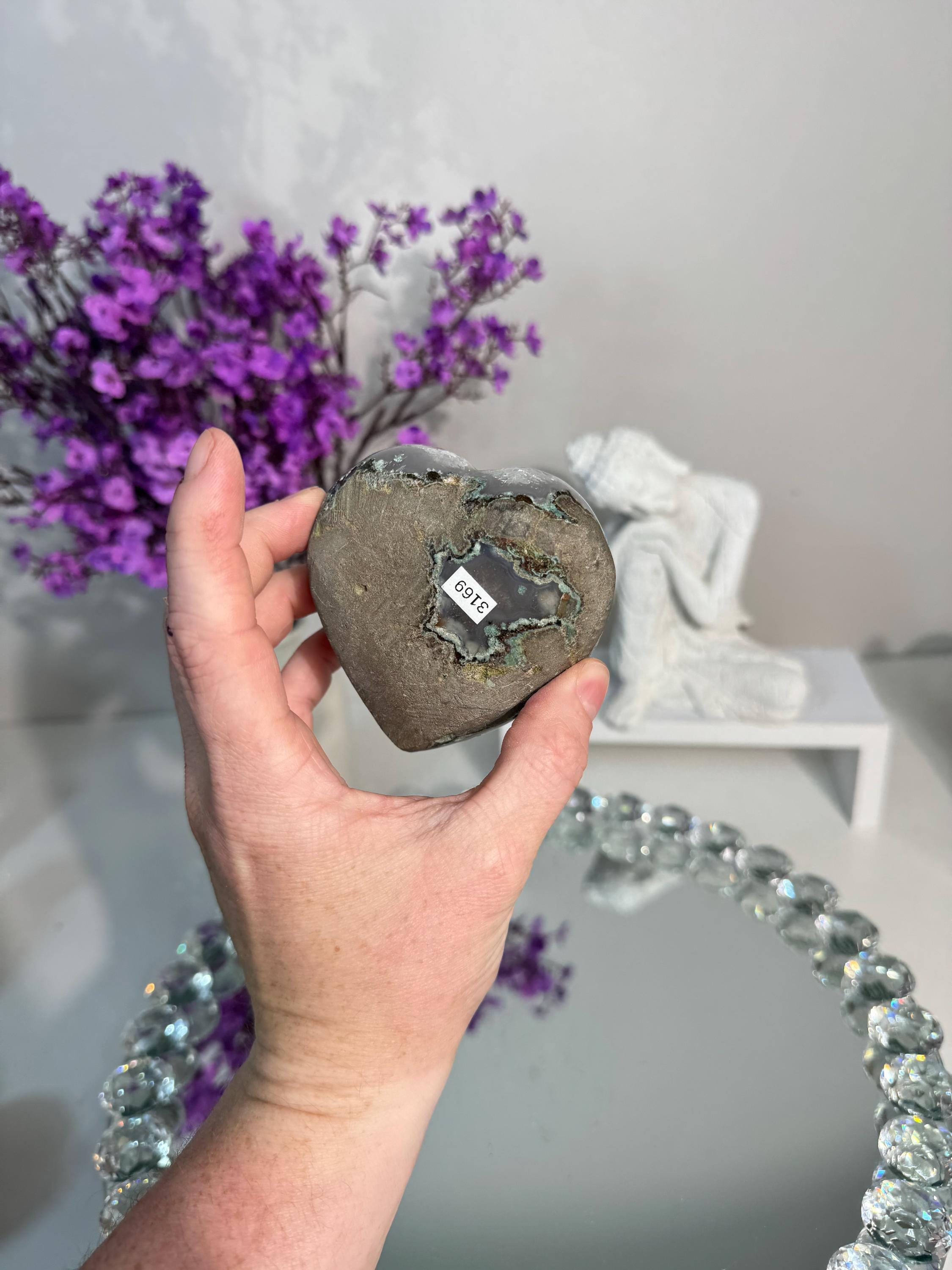 お値下げ不可♡アメジスト　シュガー　ハート シュガーアメジストハート 3169 シュガードゥルージー - Etsy 日本