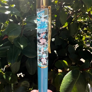 Penguins In The Snow Floating Glitter Pen, Planner Pen, Journaling, Christmas Pen, Perfect Gift
